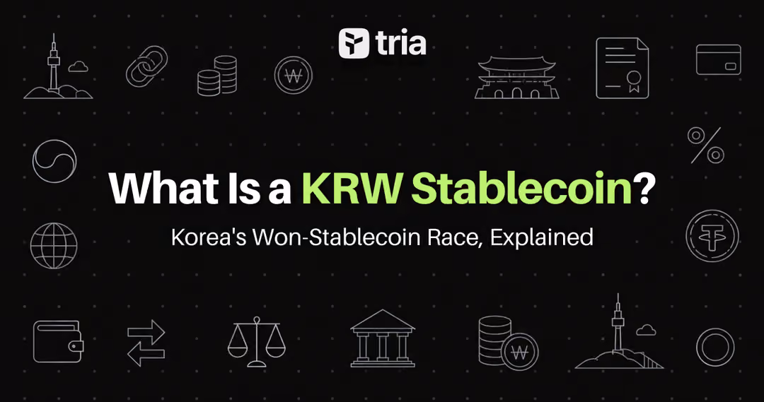What Is a KRW Stablecoin? Korea's Won-Stablecoin Race, Explained
